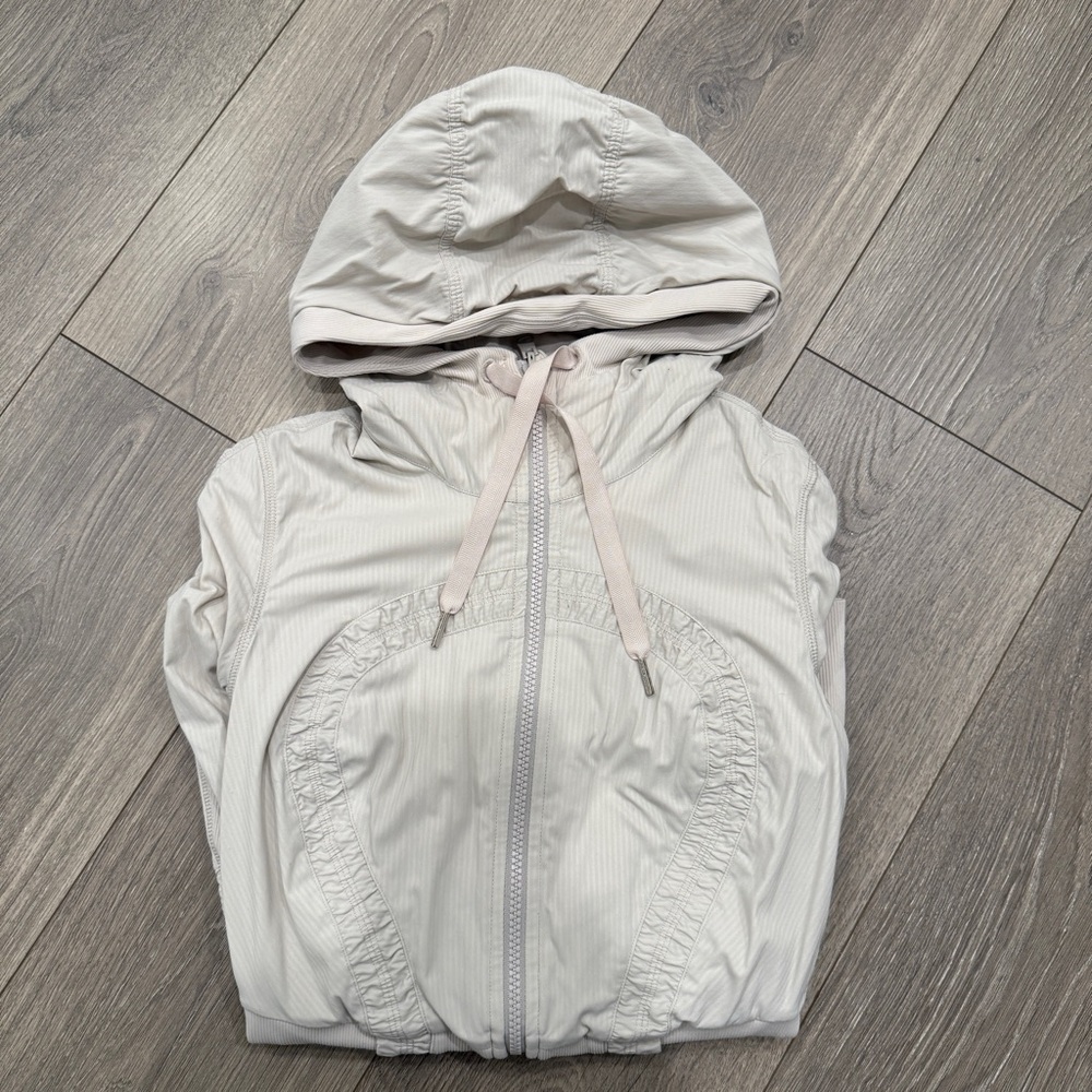 Light Gray Hooded Jacket Reversible - Picture 10 of 11
